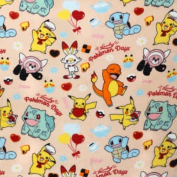 Pokemon Silk Touch Throw Blanket Pink - Picture 2 of 7